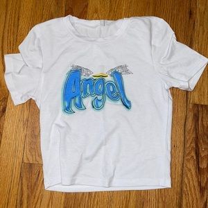 Angel Cropped Tee